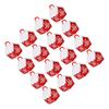ABOOFAN 25pcs Christmas Candy Boxes Red Little House Shape Paper Gift Boxes for Wedding Home Party Festival Boys and Girls Favour Treat Storage
