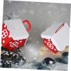 ABOOFAN 25pcs Christmas Candy Boxes Red Little House Shape Paper Gift Boxes for Wedding Home Party Festival Boys and Girls Favour Treat Storage view 2
