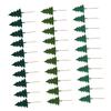 SilteD 30Pcs Christmas Cupcake Wrappers Tree Cupcake Toppers Christmas Cupcake picks Christmas party picks Christmas Food Picks christmas decor Party Supplies christmas tree view 1