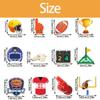 12packs Super Bowl Football Party Cake and Flag Game Day SUPER BOWL Sunday Party Decoration Supplies view 2