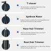LANMOU Electric Lady Shaver 4 in 1 Men Women Trimmer Rechargeable Painless Razor Bikini Trimmer Facial Hair Remover Nose Trimmer Eyebrow Trimmer, Portable Wet and Dry Shaver, Black view 4