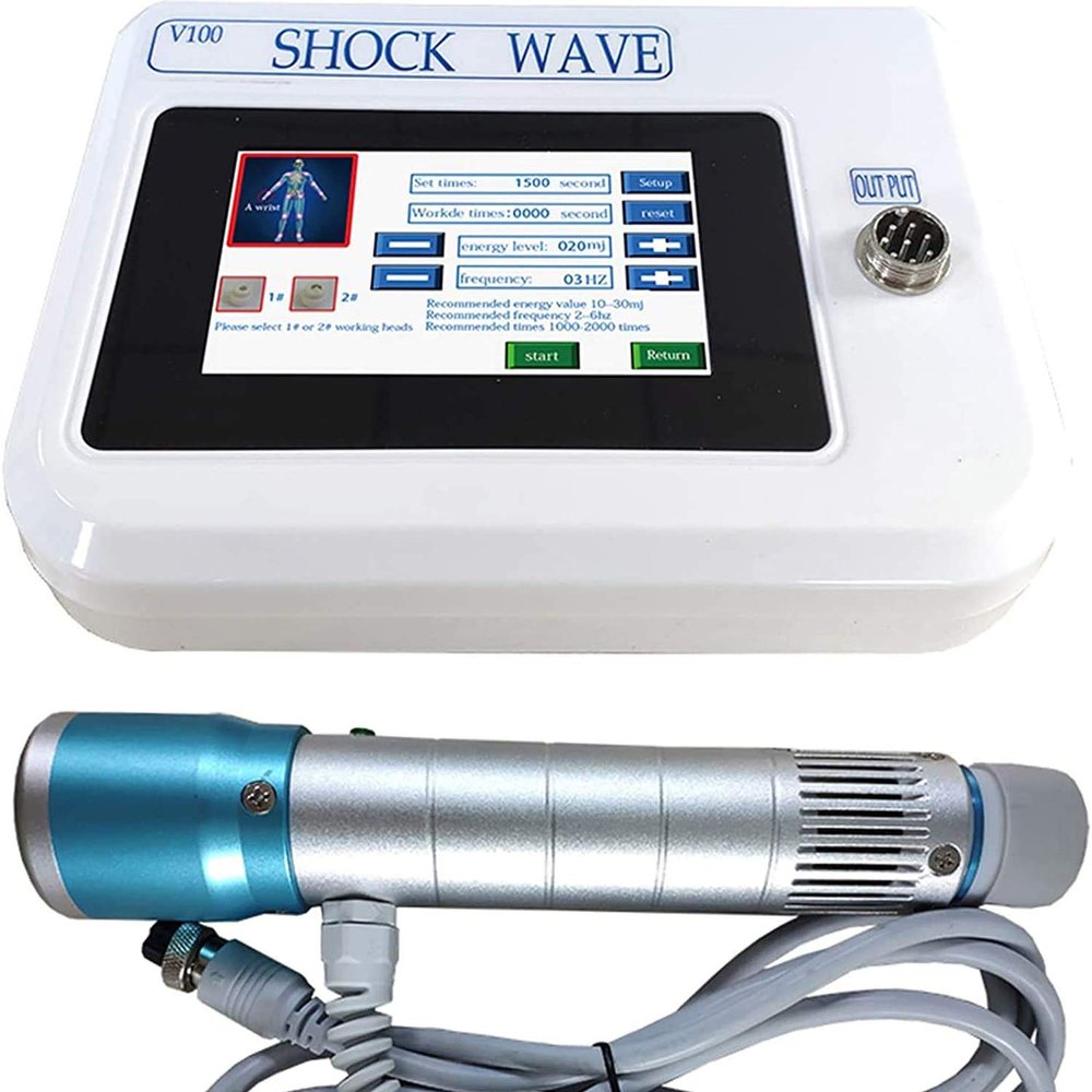 Extracorporeal Shockwave Therapy Machine ED Shock Wave Machine for Erectile Dysfunction&ED Treatment and Relieve Pain with 7 Massage Heads