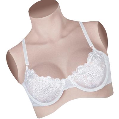 HUANQIN Simulation Breast Fake Boobs Cosplay Crossdresser Breast Silicone Filled F Cup, Breast Fake Breast Milk Fake Boobs Artificial Boobs, Cosplay Breast Simulation Female Breasts, Asian Yellow