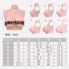 HUANQIN Simulation Breast Fake Boobs Cosplay Crossdresser Breast Cotton Filled E Cup, Simulation Breast Fake Boobs Cosplay Realistic Fake Boobs, Realistic Silicone Breastplate Silicone Breast, Tan view 4