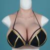 HUANQIN Silicone Breast Form Realistic Breast Plates Artificial Breast Cotton Filled C Cup, Breast Simulation Female Breasts Costume Breasts, Cosplay Breast Simulation Female Breasts, Ivory view 1