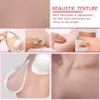 HUANQIN Silicone Breast Form Realistic Breast Plates Artificial Breast Cotton Filled C Cup, Breast Simulation Female Breasts Costume Breasts, Cosplay Breast Simulation Female Breasts, Ivory view 3