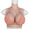 HUANQIN Silicone Breast Form Realistic Breast Plates Artificial Breast Cotton Filled Z Cup, Silicone Breast Form Crossdressing Huge Fake Breast, Cosplay Breast Simulation Female Breasts, Asian Yellow view 1