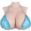 Silicone Breast Simulation Breast Mastectomy Prosthesis Cotton Filled Z Cup, False Breasts Apparel Artificial Cosplay Prosthesis Breasts, Fake Breast Simulation Breast Cosplay Breast, Asian Yellow view 1
