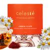 Celeste Amber Glow Chamomile Tea Loose Leaf - Premium Blend with Saffron and Lemongrass | 100% Natural Loose Leaf White Tea (1.76 oz) (25 Cups) view 1