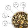 Celeste Amber Glow Chamomile Tea Loose Leaf - Premium Blend with Saffron and Lemongrass | 100% Natural Loose Leaf White Tea (1.76 oz) (25 Cups) view 4