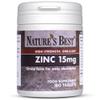 Nature's Best Zinc 15mg - Immune Support - High-Strength Citrate Form - Small, Easy-to-Swallow Tablets - UK Made - 180 Vegan Tablets (6 Months' Supply) view 1