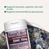 Nature's Best Zinc 15mg - Immune Support - High-Strength Citrate Form - Small, Easy-to-Swallow Tablets - UK Made - 180 Vegan Tablets (6 Months' Supply) view 2