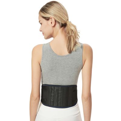 Waist Support Brace Belt Pain Relief Waist Support Protector Self-Heating Magnetic Therapy Back, Relief for Back Pain, Herniated Disc, Sciatica, Scoliosis and More (Color : Black, Size : XL)