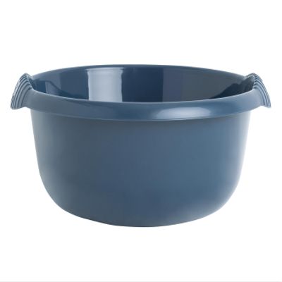 10 Litre Capacity- 36cm Round Plastic Washing up Bowl For Kitchen Sink, Basin Organisation Basin Mixing, Washing Up Bowl Tidy Organizer Household (Navy)