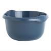 10 Litre Capacity- 36cm Round Plastic Washing up Bowl For Kitchen Sink, Basin Organisation Basin Mixing, Washing Up Bowl Tidy Organizer Household (Navy) view 2