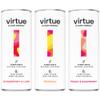 Virtue Clean Energy Mixed Pack - 12 x Yerba Mate Natural Energy Drinks - Sugar Free, Zero Calories, Vegan (12 x 250ml) [Strawberry & Lime, Tropical, Peach & Raspberry] view 1