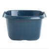 32cm Washing Up Bowl Plastic 9L Litre Bowl With Handles Perfect Use for Kitchen Sink, Basing, Countertop Multipurpose Bowl with Cleverly Design Gloss Chic Finish Look  MADE IN UK (Midnight Navy) view 1