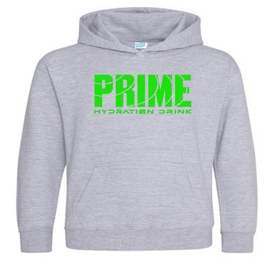 RADIANCE Funny Printed Prime Drink Hydration Flavour Logan Paul KSI kids and Adult Hoodies Grey