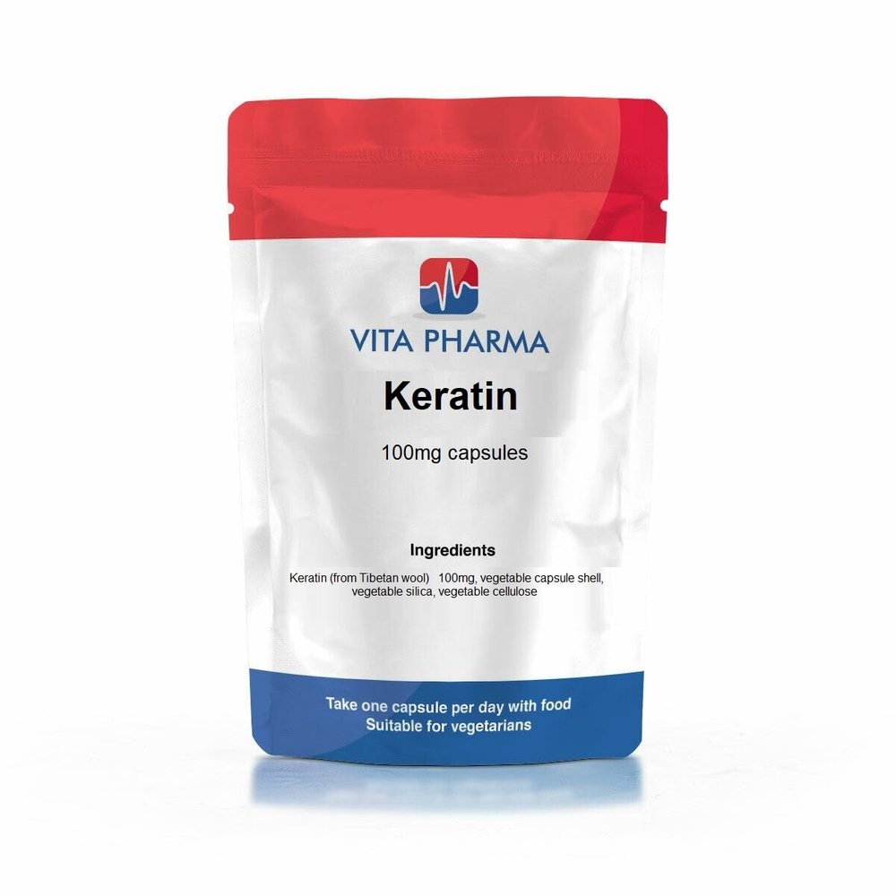 VITA PHARMA Keratin 100mg 120 Capsules