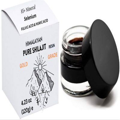 Natural Gold Grade Pure Himalayan Shilajit Resin Lab-Tested UK (60, Grams)