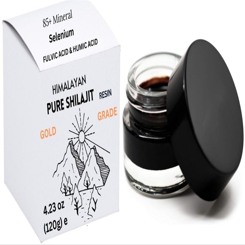 Natural Gold Grade Pure Himalayan Shilajit Resin Lab-Tested UK (120, Grams)