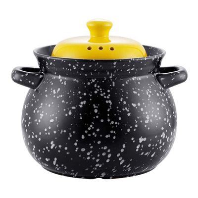 SUNMME Ceramic Pot Stone Pot Large Capacity Kitchen Utensils Stew Porridge Fire Household High Temperature Multi Function with Lid