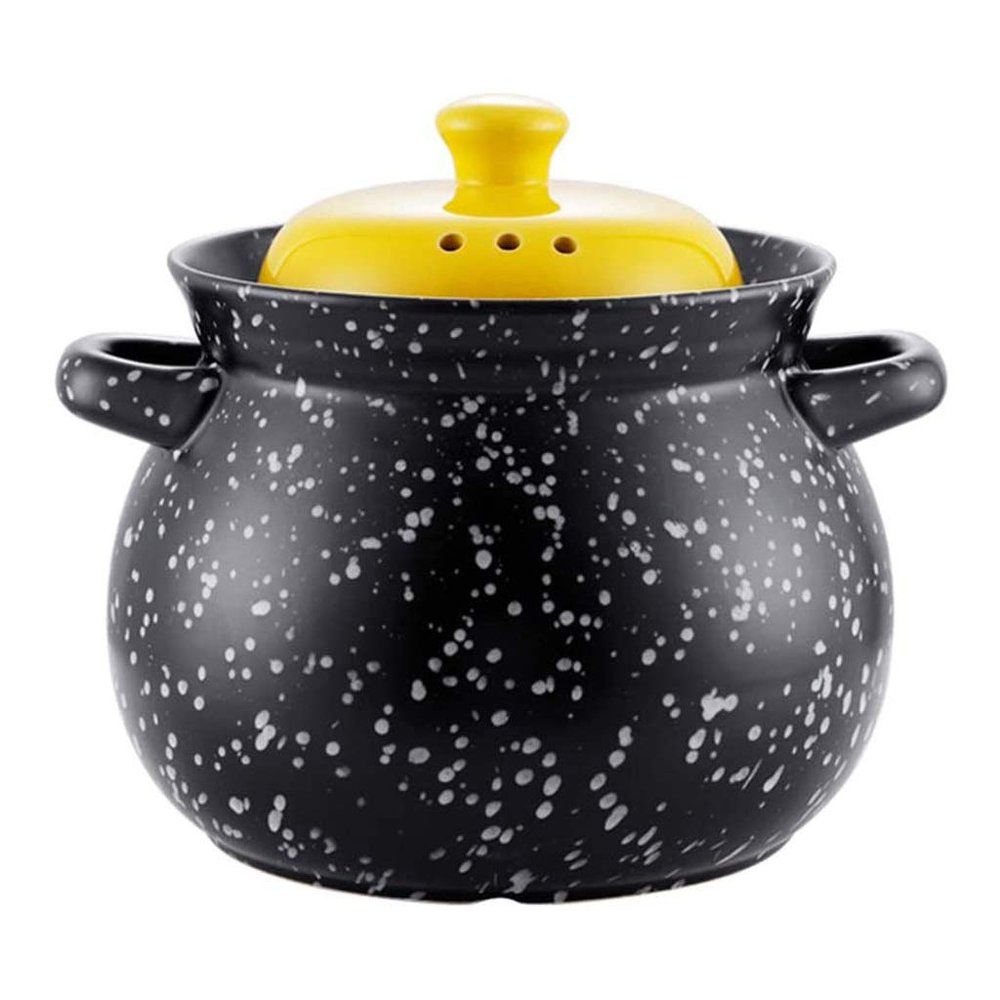 SUNMME Ceramic Pot Stone Pot Large Capacity Kitchen Utensils Stew Porridge Fire Household High Temperature Multi Function with Lid