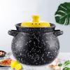 SUNMME Ceramic Pot Stone Pot Large Capacity Kitchen Utensils Stew Porridge Fire Household High Temperature Multi Function with Lid view 3