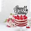 Gtseryeio Black Glitter Happy 11th Birthday Cake Topper, 11th Birthday Party Decorations Supplies (11) view 4