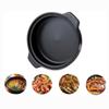 SUNMME Ceramic Casserole Heat-resistant Clay Pot Flower Pattern Earthen Pot with Two Handle Japanese Painting Cookware with Lid for Kitchen Soup Stew view 4