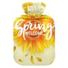 Warm Water Bottle with Soft Cover 2L fashy ice Pack for Hot and Cold Compress, Hand Feet Spring Pattern Sunflowers view 1