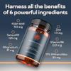 Ashwagandha KSM 66 + Sensoril (15-20% Withanolides) Cortisol Reducing Supplements for Deep Sleep, Energy, Concentration and Stress Relief. 2 Month Supply Ashwagandha High Strength KSM 66 Capsules view 4