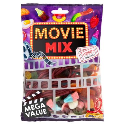 Movie Mix Sweets 450g - Relax On The Sofa And Have A Movie Night With These Brilliant Sweets - Packed Full Of Sugary Treats For You To Enjoy