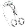 Ziurmut Lens Wearing Aids, 48.9435.62mm Lens Eyelid Stretcher, Eye-Opening Clips Tool, Portable For Travel Home Use travelling, eye lens removing eye lid opener view 2