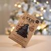Cox&Co. Christmas Chocolates - 2 x 50g Miso & Caramel 47% Dark Chocolate Christmas Tree in a Gift Box - Luxury Single Origin Colombian Cacao - Sustainable Gifts view 4