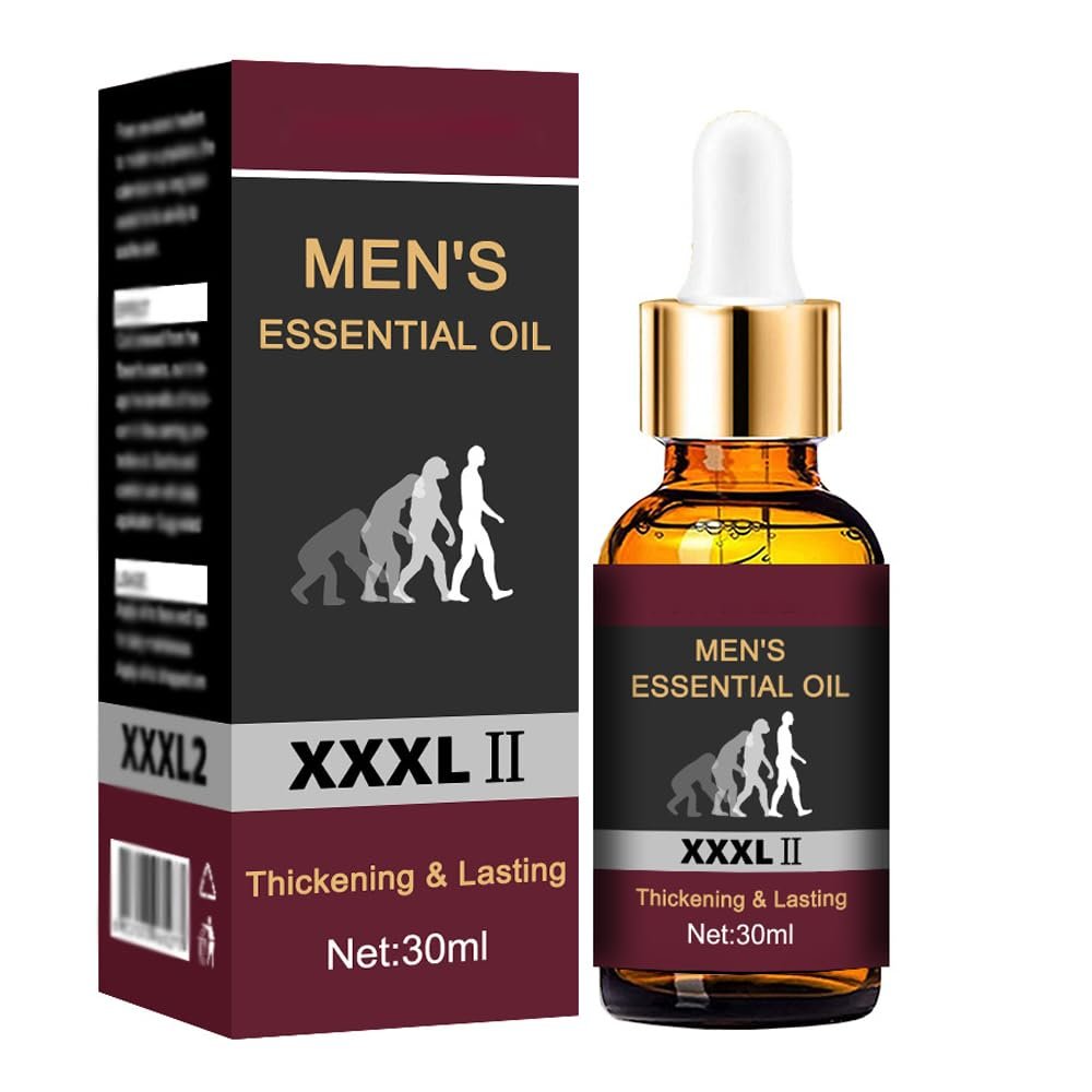 Enlargement Oil, 30 ml XXXL Essential Oil for Men, Thickening Growth, Increase Large Tail, Enlarge for Men, Men, Improved Erection, Delay Ejaculation (1)
