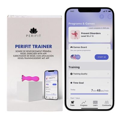 Perifit - Pelvic Floor Trainer with App | Kegel Exerciser | Strengthen Your Pelvic Floor, get Better Bladder Control Faster Postnatal Recovery