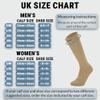 360 RELIEF 3 Pairs Plus Size Compression Socks for Women & Men - 15-20 mmHg Travel Flight Socks  Graduated Support - Ideal for Running, Cycling & during Maternity, XXL, 2Beige+1Black + Laundry Bag view 3