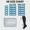 360 RELIEF 3 Pairs Compression Socks for Women & Men - Open Toe Graduated Compression Stockings, Flight Socks, Running, Nurses, Maternity, Pregnancy, S/M, Black + Laundry Bag view 3