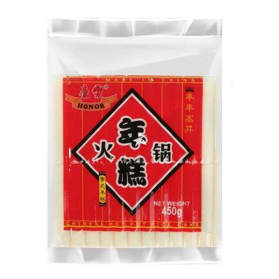 Honor Natural Rice Cake Stick 450g (Tteokbokki Topokki, Chinese, Korean) No Preservative (Pack of 2)