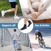 360 RELIEF Ankle Compression Socks - Supports Arch, Travel, Flight, Sports | with Mesh Laundry Bag (2Pairs-Black/Blue, S-M) view 3