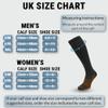 360 RELIEF 2 Pairs Copper Compression Socks Women & Men 15-20 mmHg Varicose Veins, Travel, Running, Pregnancy Socks, L/XL, Black + Laundry Bag view 3