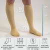 360 RELIEF 3 Pairs Compression Socks for Women & Men - 15-20 mmHg Travel Flight Socks  Graduated Support - Ideal for Running, Cycling & during Maternity -S/M, Black with Laundry Bag view 2
