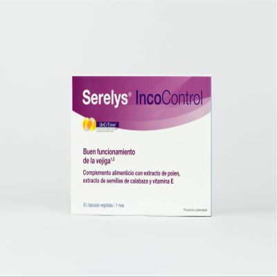 UPSA - Serlys INCO Control - Complment alimentaire Naturel - Fuites urinaires et bien-tre de la vessie - Graines de courge et extraits cytoplasmiques de Pollen - 30 vgtal gelules - 1 Mois