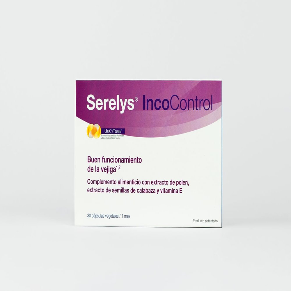 UPSA - Serlys INCO Control - Complment alimentaire Naturel - Fuites urinaires et bien-tre de la vessie - Graines de courge et extraits cytoplasmiques de Pollen - 30 vgtal gelules - 1 Mois