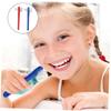 Amosfun 2pcs Double-Headed Toothbrush Set Blue Red Oral Blind Area Cleaning Brush for Adults for Cleaning False Teeth and Braces view 3