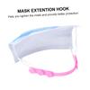 LALAFINA 25pcs Mask Hook Adjustable Earband Style Mask Extension Buckle for Hair Dying Random Color view 2