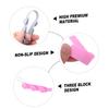 LALAFINA 25pcs Mask Hook Adjustable Earband Style Mask Extension Buckle for Hair Dying Random Color view 3