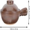 SUNMME glass cooking Kitchen utensils Kitchen utensils Soup Casserole Ceramic Cooking Cover Clay Kitchen utensils Kitchen utensilstery Bowl Rice Kitchen utensils Hot Porcel view 4