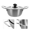 SUNMME Korean Ramen Stainless Steel Casserole Cooking kitchen utensils: Milk Warmer kitchen utensils Soup kitchen utensils Stainless Steel Cookware for Cooking Hot kitchen view 4